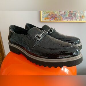 Mephisto Black Sole Loafers